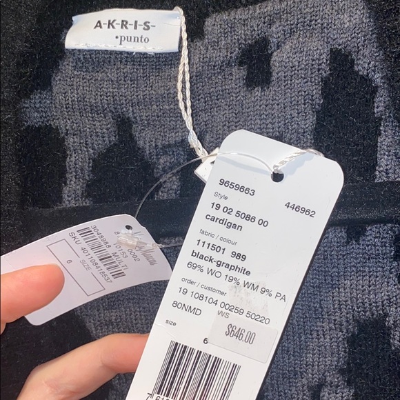 Akris Punto Wool Cardigan Sweater Jacket - Picture 14 of 16